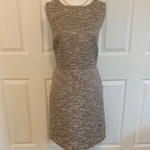 Banana Republic Textured Brown Midi Dress
